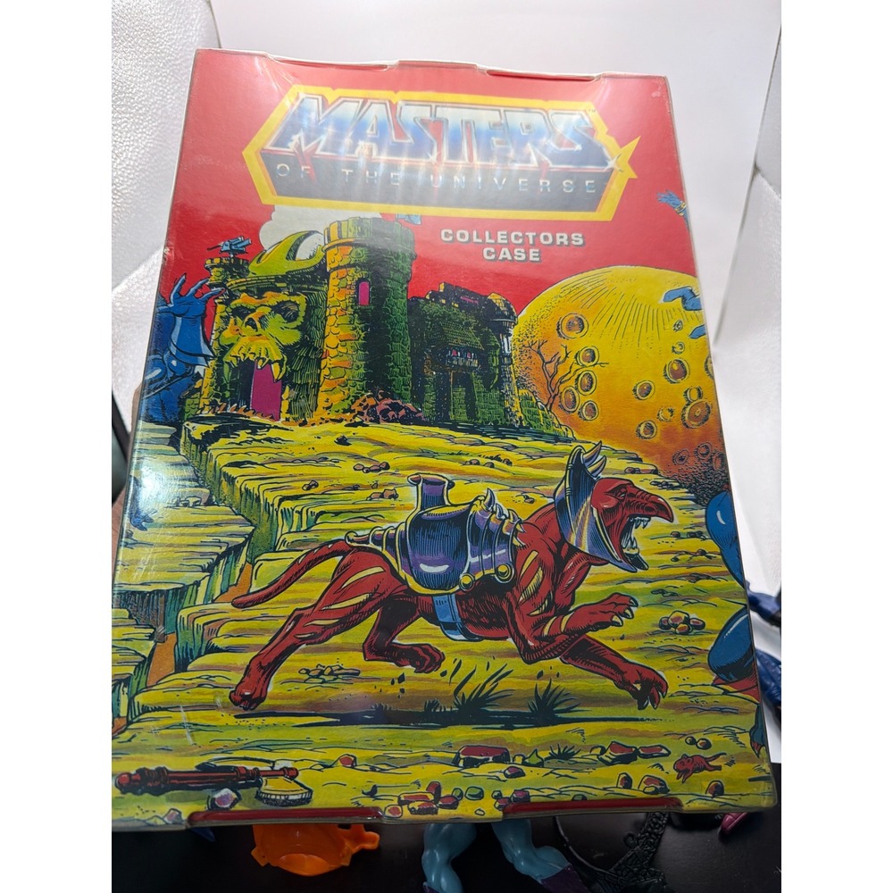 Vintage 1984 Masters of the Universe Collectors Case & Action Figure Lot Mattel - Picture 6 of 16